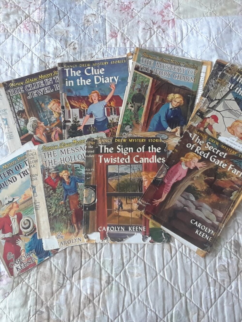 Vtg 1930s 40s NANCY DREW Jacket Covers Lot